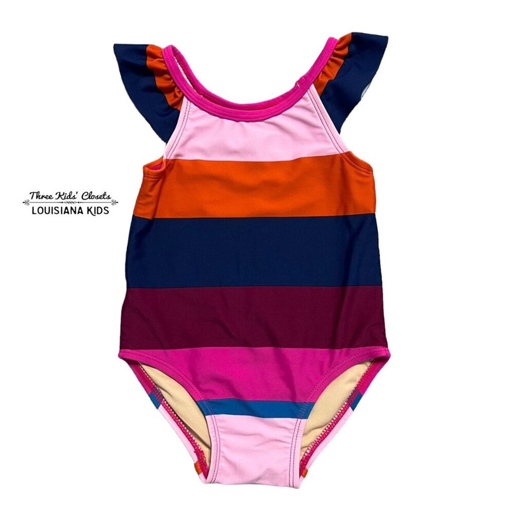 Tea Collection 18-24m Striped Swim Bathing Suit